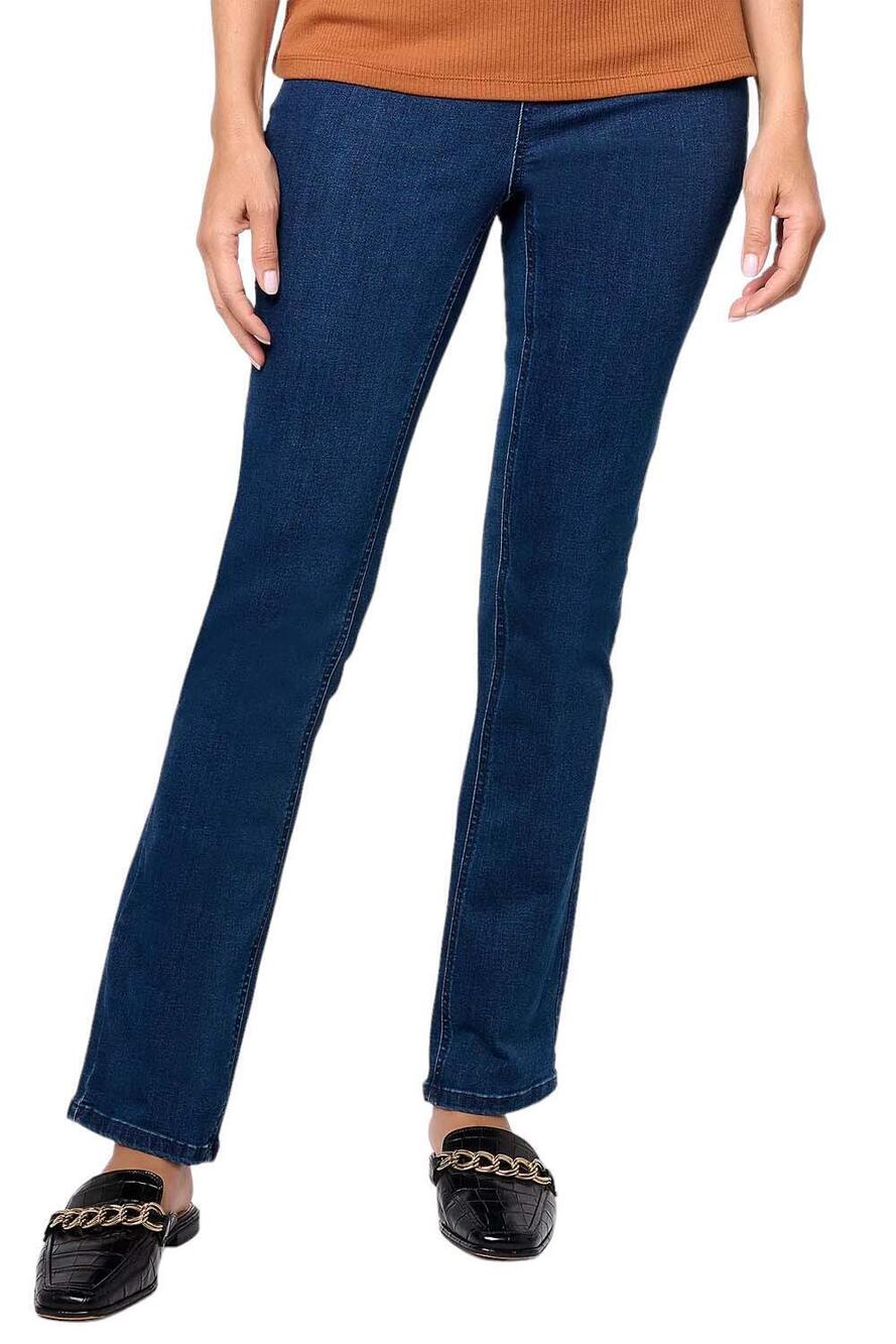Denim & Co. Signature Perfect Flex Pull-On Jeans Deep Indigo - Tall